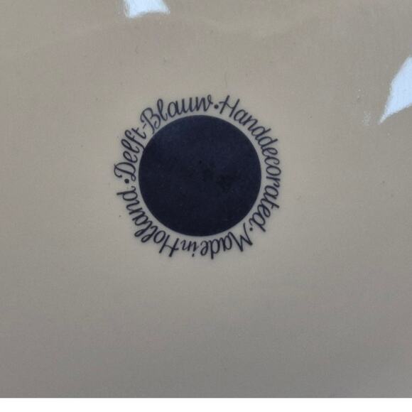 Vintage Delft Blue Windmill Farm hand painted Made in Holland - Picture 4 of 4